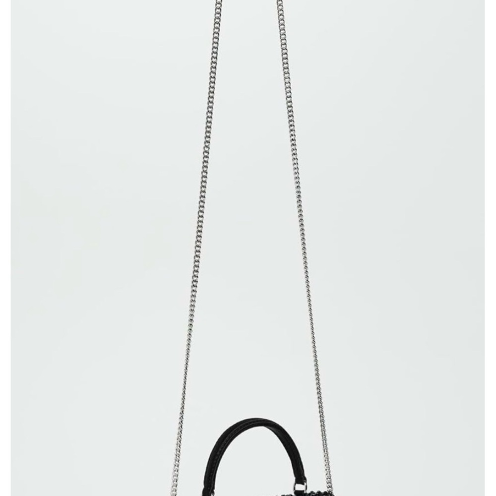 Tory Burch MINI KIRA SATIN EMBELLISHED TOP-HANDLE CROSSBODY - Picture 2 of 4